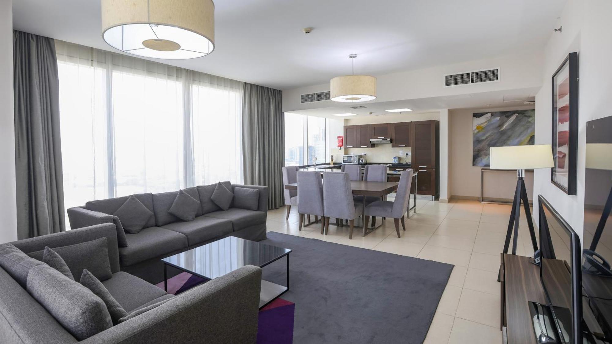 Nassima Tower Hotel apartamentos Dubái Exterior foto A typical apartment interior